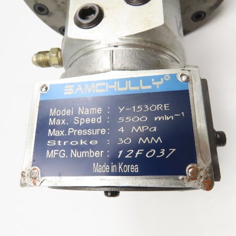 Samchully Y-1530RE Closed Center Hydraulic Cylinder 5500RPM 30mm