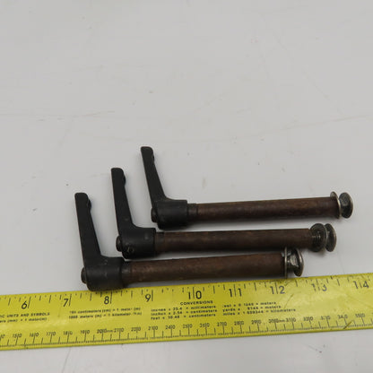 5/16-18 Threaded Extended Reach Adjustable Teardrop Plastic Handle 5" Lot Of 3