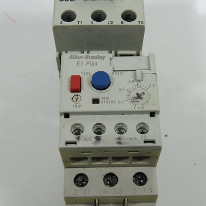 Allen Bradley 100-C30*00 Ser C 600VAC Contactor W/193-EECB 1.0-5.0A Trip