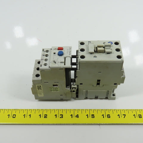 Allen Bradley 100-C30*00 Ser C 600VAC Contactor W/193-EECB 1.0-5.0A Trip