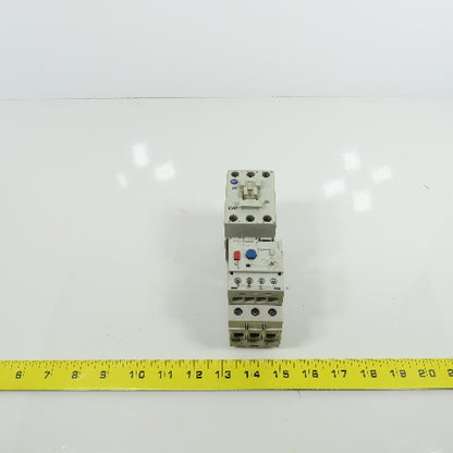 Allen Bradley 100-C30*00 Ser C 600VAC Contactor W/193-EECB 1.0-5.0A Trip