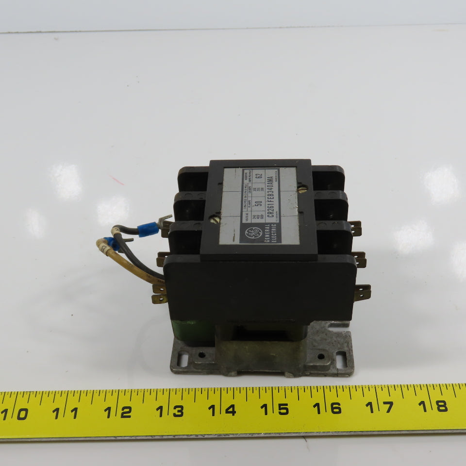 General Electric CR261FEB340AMA 600V Contactor 50FL Amps 62 Res Amps