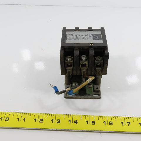 General Electric CR261FEB340AMA 600V Contactor 50FL Amps 62 Res Amps