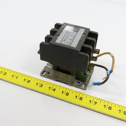General Electric CR261FEB340AMA 600V Contactor 50FL Amps 62 Res Amps