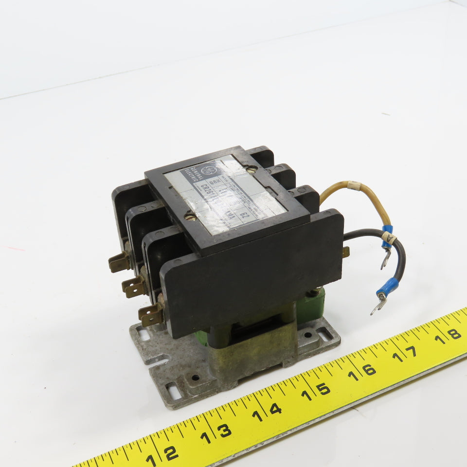 General Electric CR261FEB340AMA 600V Contactor 50FL Amps 62 Res Amps