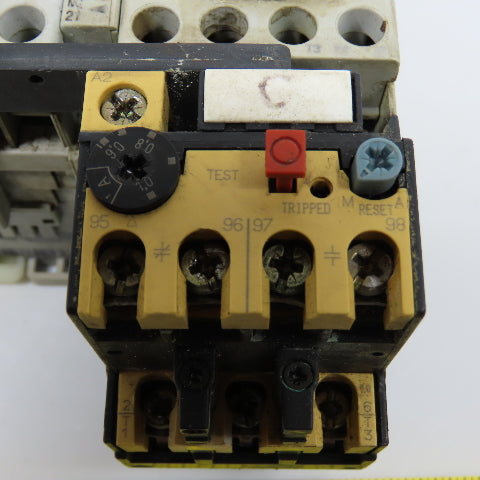 Allen Bradley 104-C12D22 Ser A Reversing Contactor W/193-BSA 0.6-1.0A Trip