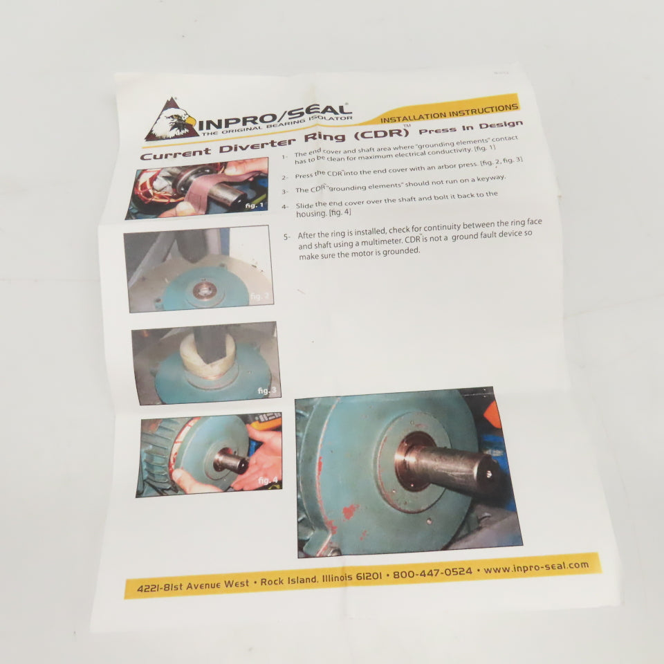 Inpro Seal 1001-CD-67233-0 Current Divider Ring 2.756" Shaft 3.756" Bore