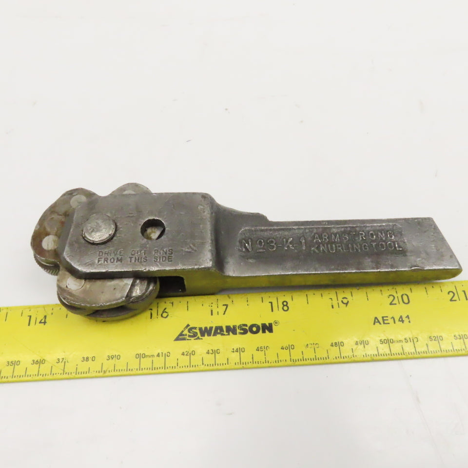 Armstrong 3-K-1 Rotating Head Lathe Knurling Tool 3 Position