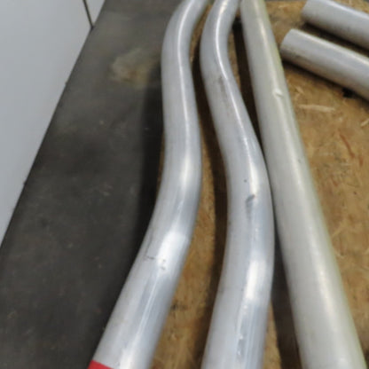 5" Extruded Aluminum Conduit 45° Bend & S Shape 70-84" OAL Mixed Lot Of 10