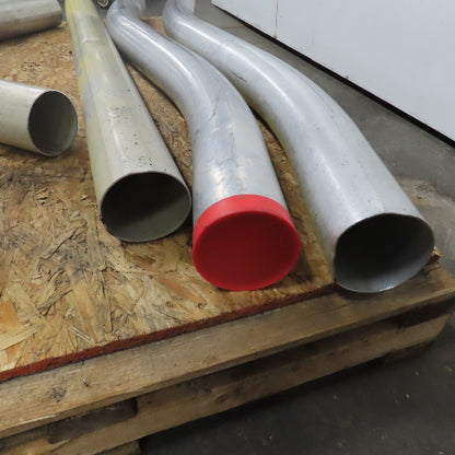5" Extruded Aluminum Conduit 45° Bend & S Shape 70-84" OAL Mixed Lot Of 10
