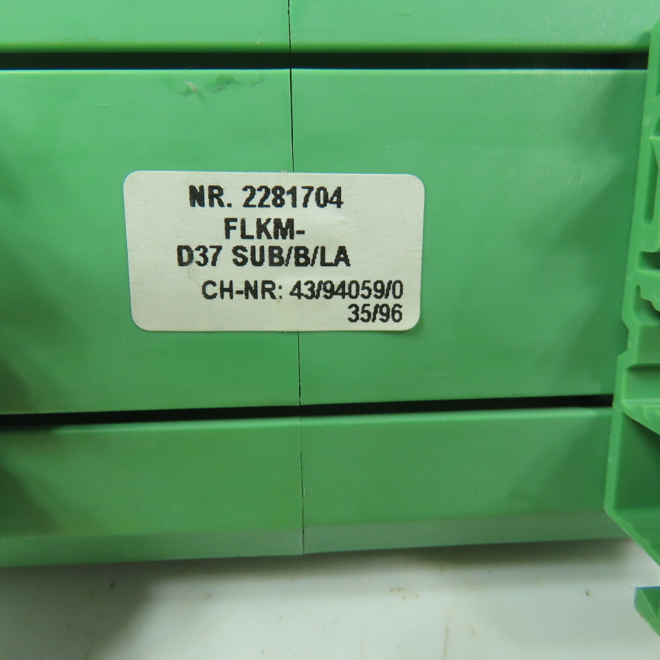 Phoenix Contact FLKM D37 SUB/B/LA Handover Module No. 2281704