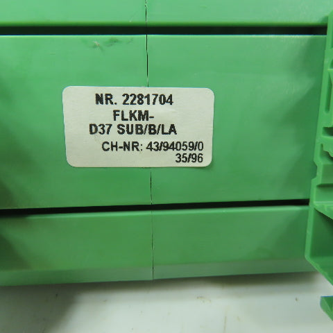 Phoenix Contact FLKM D37 SUB/B/LA Handover Module No. 2281704