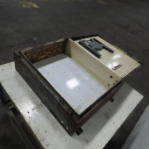 Hoffman 30" x 24" x 8" Wall Mount Electrical Enclosure W/Backplate Hinged Door