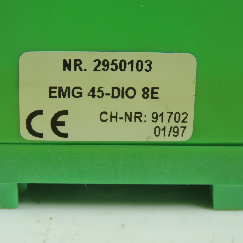 Phoenix Contact EMG 45-DI0 8E NR 2950103 Diode Block