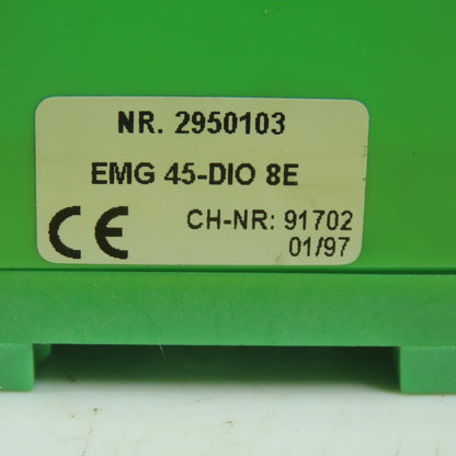 Phoenix Contact EMG 45-DI0 8E NR 2950103 Diode Block
