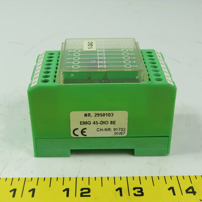 Phoenix Contact EMG 45-DI0 8E NR 2950103 Diode Block