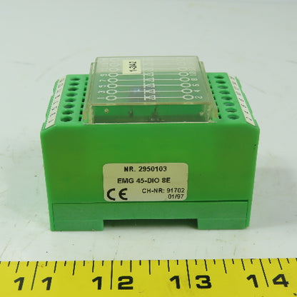 Phoenix Contact EMG 45-DI0 8E NR 2950103 Diode Block