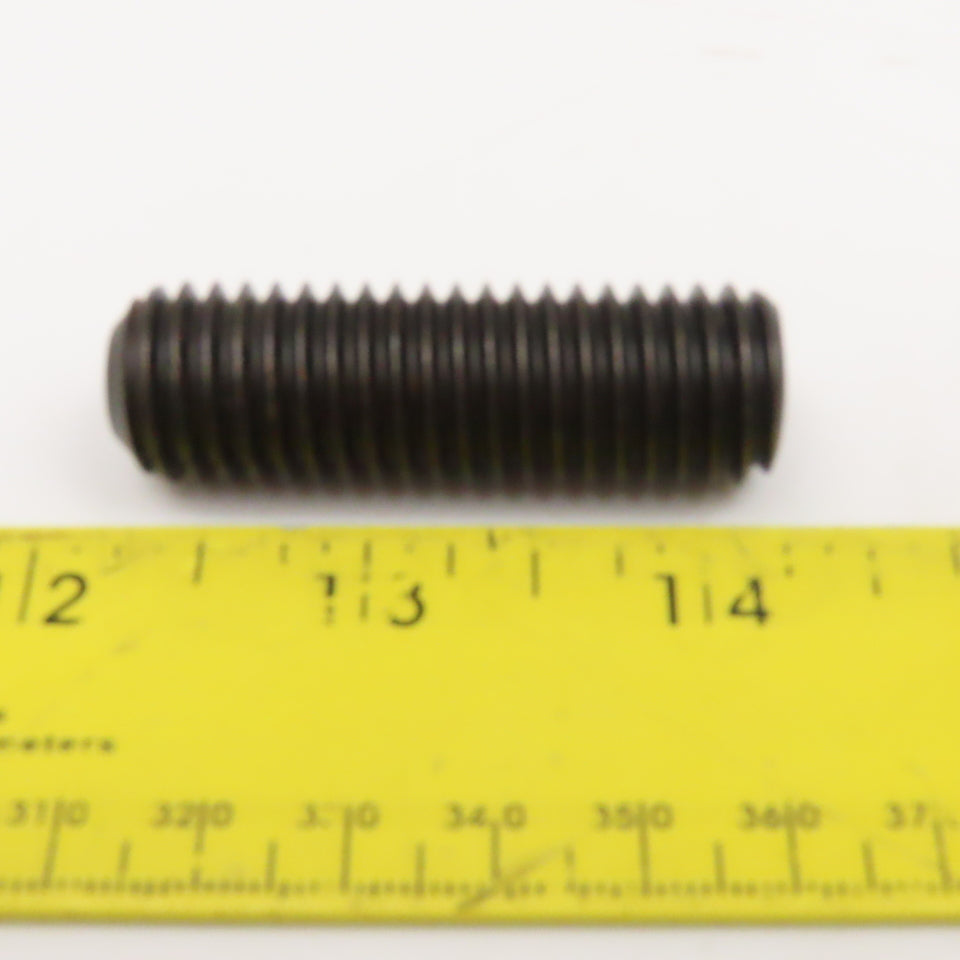 5/8"-11 x 2" Full Thread Flat Point Hex Drive Set Screw Black Oxide Lot Of 5