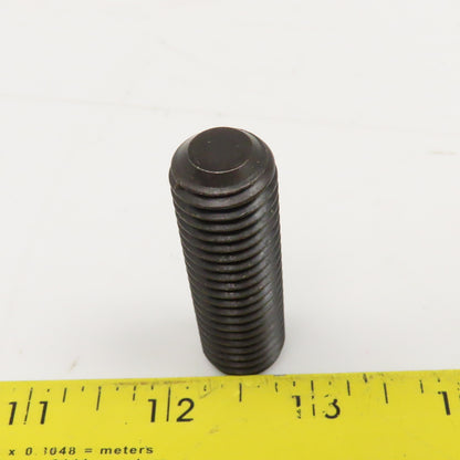 5/8"-11 x 2" Full Thread Flat Point Hex Drive Set Screw Black Oxide Lot Of 5
