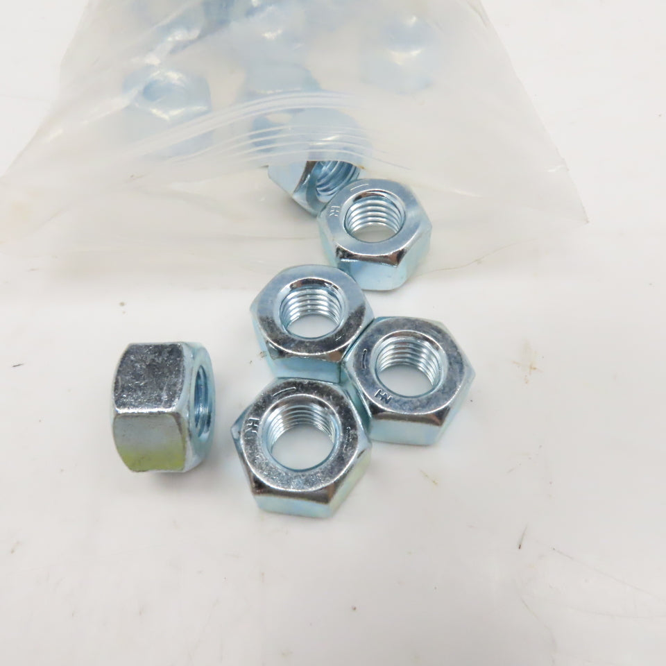 5/8"-11 Hex Nut G5 Zinc Plated Lot Of 50