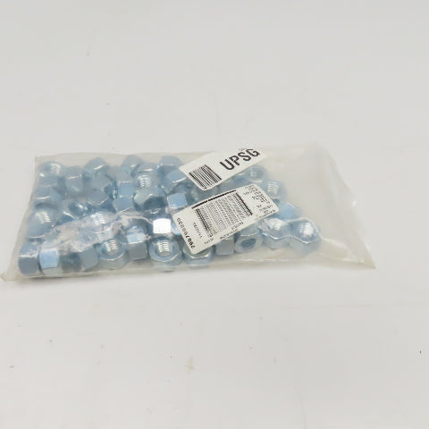 5/8"-11 Hex Nut G5 Zinc Plated Lot Of 50