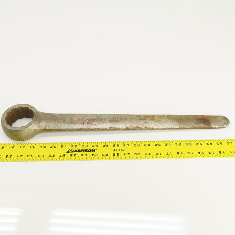 Williams 2-3/8" Single Head Box End Wrench 12 Point Heavy Duty Made In USA