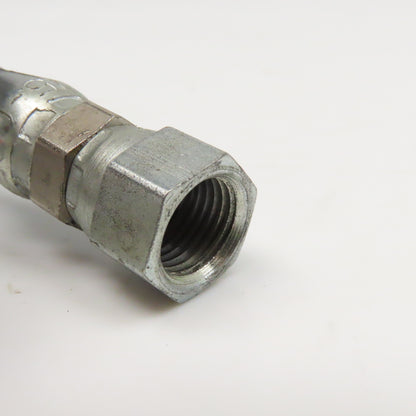 Nordson 123740 3/16" ID Hose 1/4" JIC Flare Female Swivel Ends 36" OAL 3000PSI