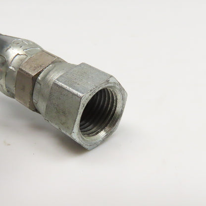 Nordson 123740 3/16" ID Hose 1/4" JIC Flare Female Swivel Ends 36" OAL 3000PSI