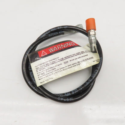 Nordson 123740 3/16" ID Hose 1/4" JIC Flare Female Swivel Ends 36" OAL 3000PSI