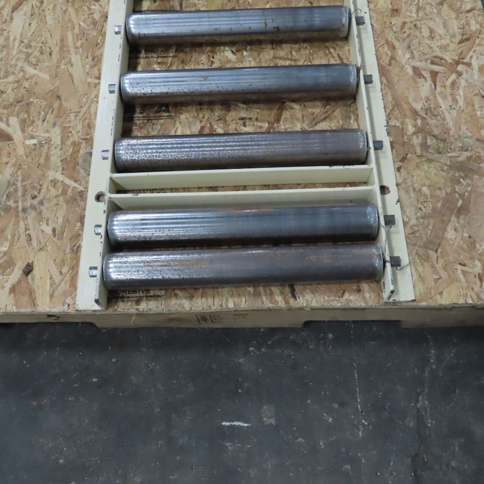 45" L x 17" BF Gravity Conveyor Section 2-1/2" Steel Rollers 22" Width
