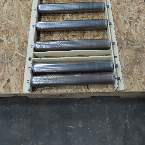 45" L x 17" BF Gravity Conveyor Section 2-1/2" Steel Rollers 22" Width