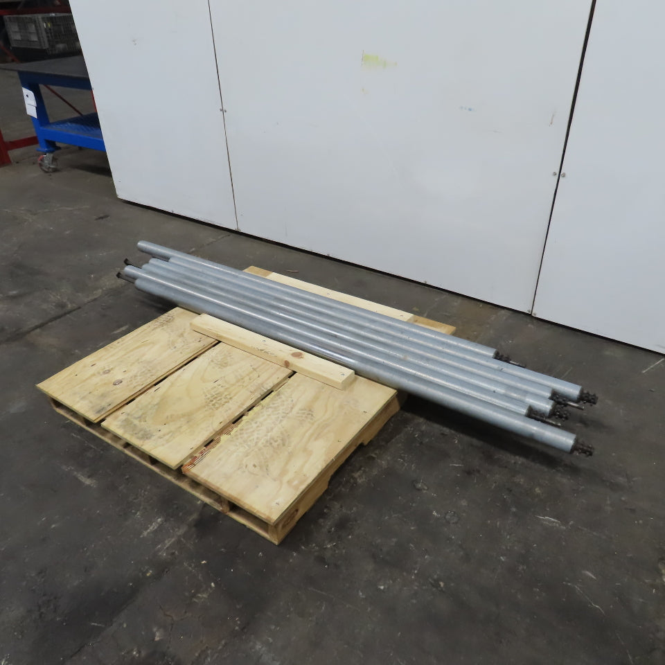 Chain Driven Power Conveyor Roller 2-1/2" OD 80-5/8" BF 82-5/8" OAL Lot Of 6