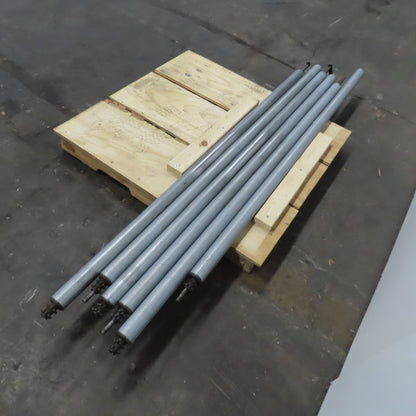 Chain Driven Power Conveyor Roller 2-1/2" OD 80-5/8" BF 82-5/8" OAL Lot Of 6