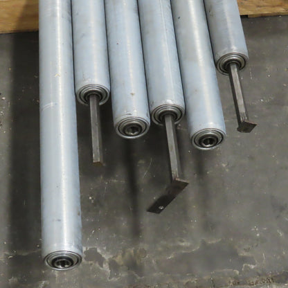 Chain Driven Power Conveyor Roller 2-1/2" OD 80-5/8" BF 82-5/8" OAL Lot Of 6
