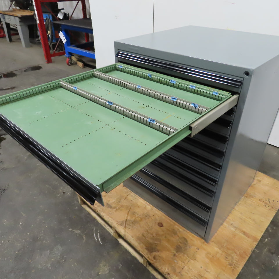 Emag Norm 11 Drawer Industrial Parts Tool Storage Shop Cabinet 29"x29"x 42-3/4"
