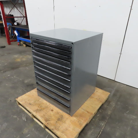 Emag Norm 11 Drawer Industrial Parts Tool Storage Shop Cabinet 29"x29"x 42-3/4"