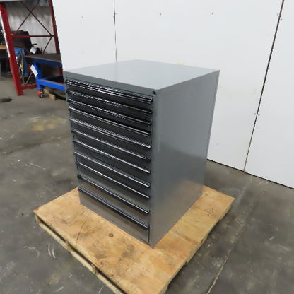 Emag Norm 11 Drawer Industrial Parts Tool Storage Shop Cabinet 29"x29"x 42-3/4"