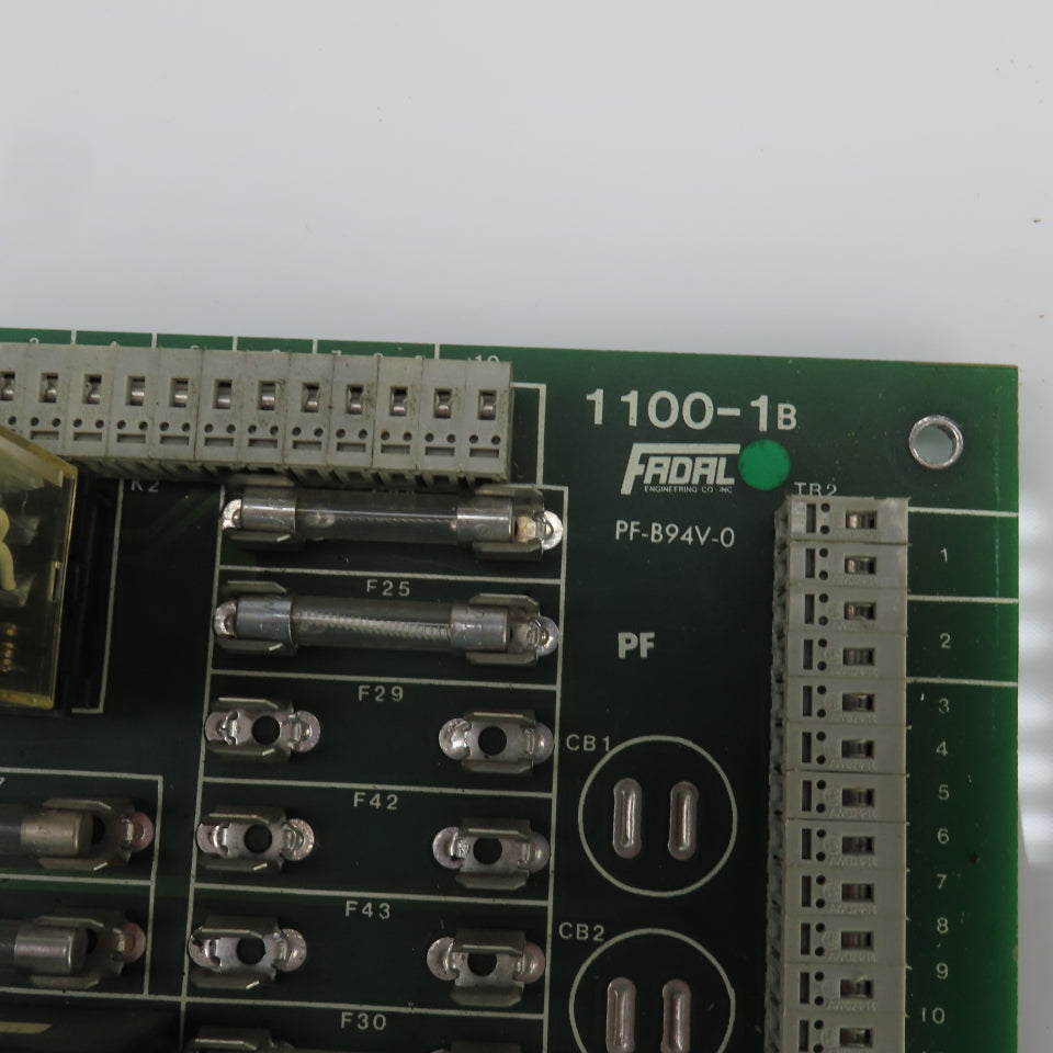 Fadal Engineering PF-B94V-0 1100-1B Relay Distribution Circuit Board