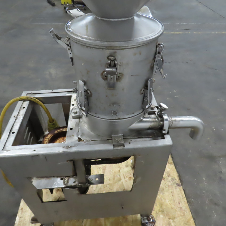 Sanovo PS 1500 3HP Eggshell Centrifuge Cracker Separator Sifter 1750RPM 230/460V