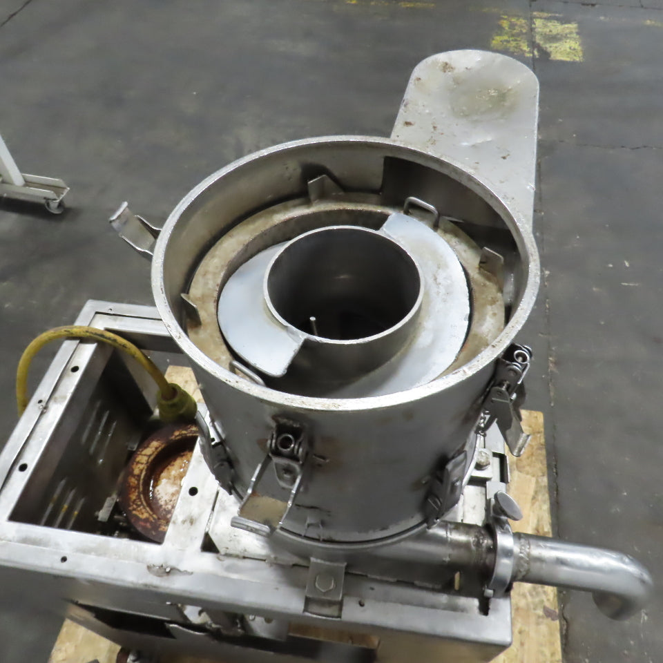 Sanovo PS 1500 3HP Eggshell Centrifuge Cracker Separator Sifter 1750RPM 230/460V