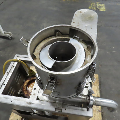 Sanovo PS 1500 3HP Eggshell Centrifuge Cracker Separator Sifter 1750RPM 230/460V