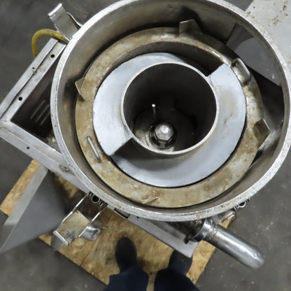Sanovo PS 1500 3HP Eggshell Centrifuge Cracker Separator Sifter 1750RPM 230/460V