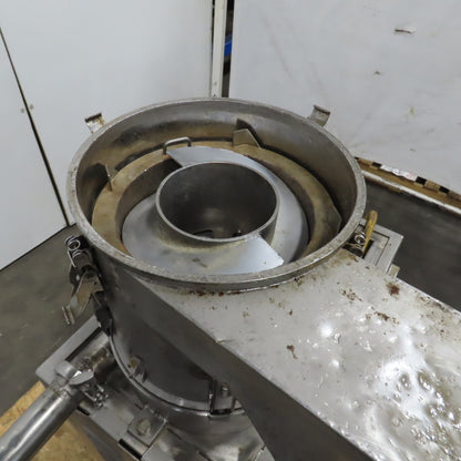 Sanovo PS 1500 3HP Eggshell Centrifuge Cracker Separator Sifter 1750RPM 230/460V