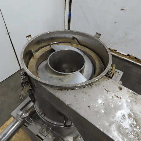 Sanovo PS 1500 3HP Eggshell Centrifuge Cracker Separator Sifter 1750RPM 230/460V