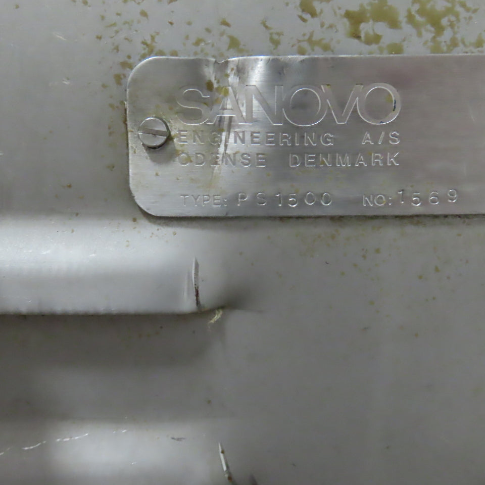 Sanovo PS 1500 3HP Eggshell Centrifuge Cracker Separator Sifter 1750RPM 230/460V