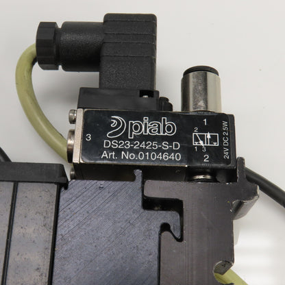 Piab DS23-2425-S-D P3010 QR/003 Vacuum Generator W/Solenoid Valve 24VDC