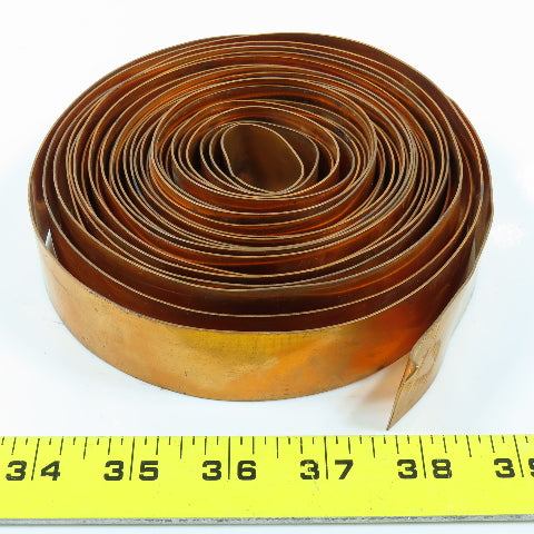 .30" T x 1-1/8" W x 23" L Flexible Grounding Strap Ribbon