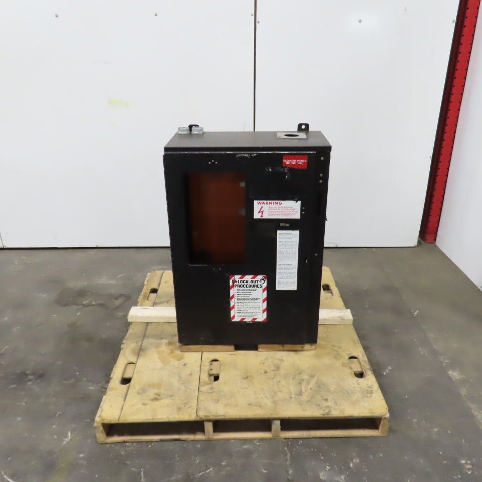 36" x 25" x 11" Wall Mount Electrical Enclosure W/Back Plate Hinged Door