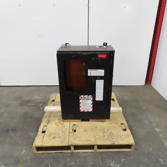 36" x 25" x 11" Wall Mount Electrical Enclosure W/Back Plate Hinged Door