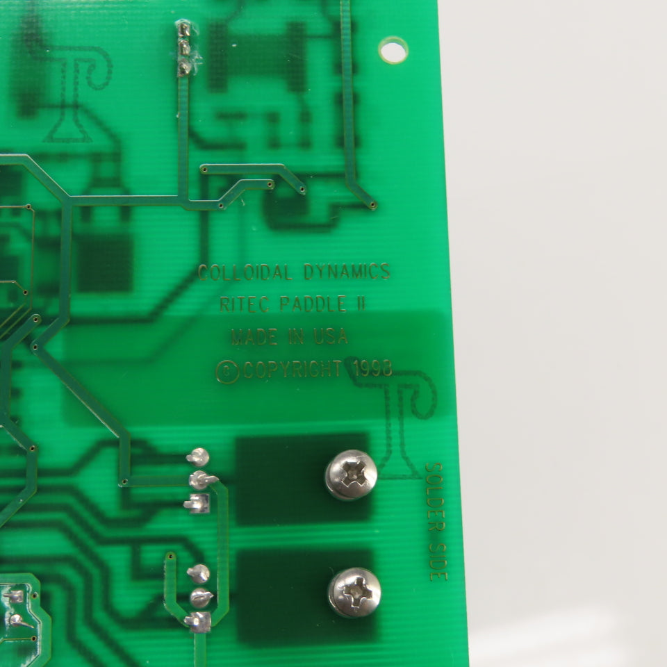 Colloidal Dynamics 0100018 Rev 2 Ritec Paddle II Circuit Board